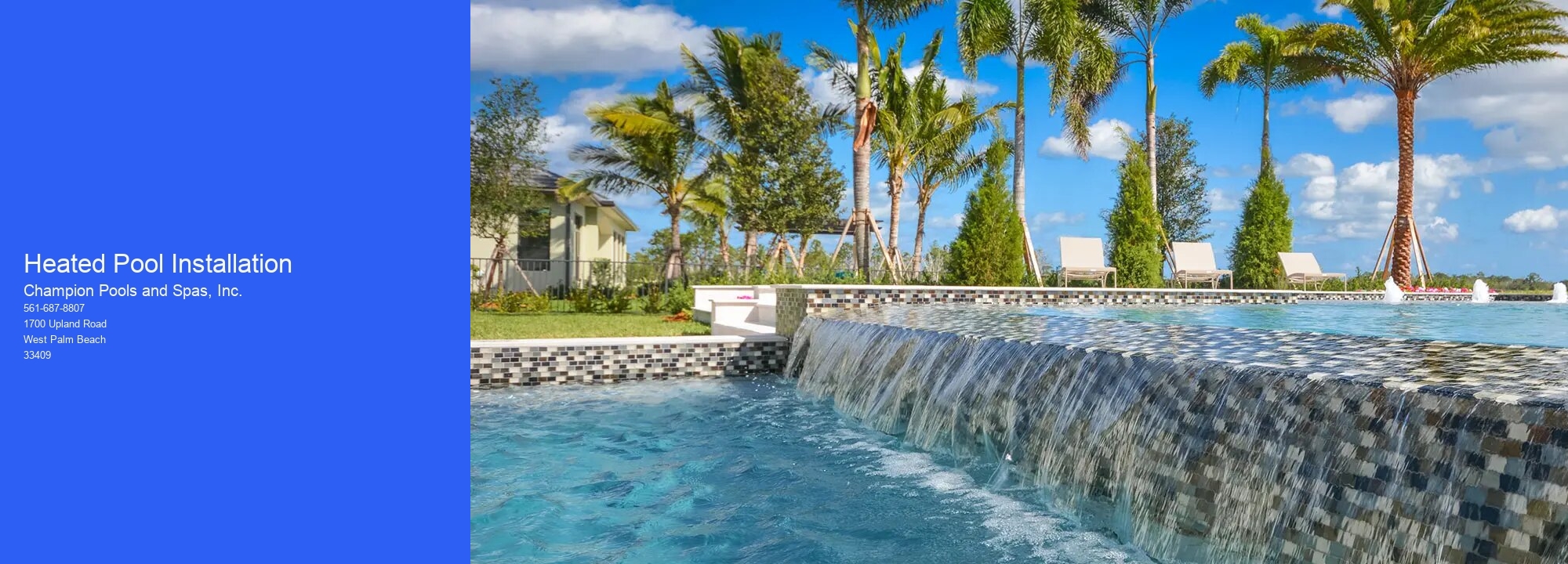 Heated Pool Installation
