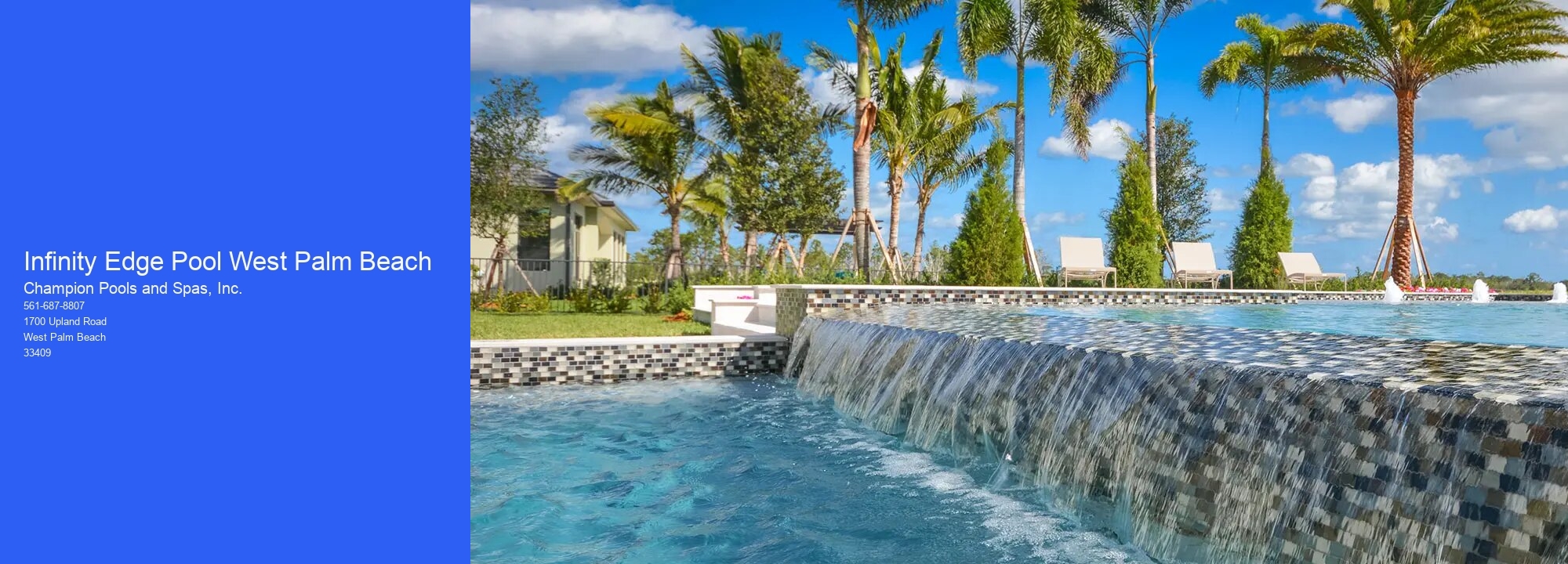 Infinity Edge Pool West Palm Beach