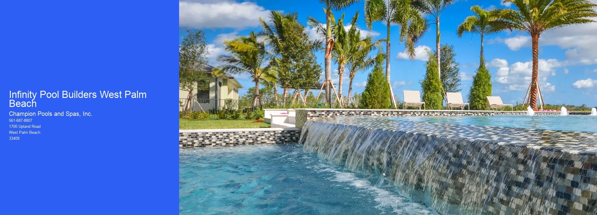 Infinity Pool Builders West Palm Beach