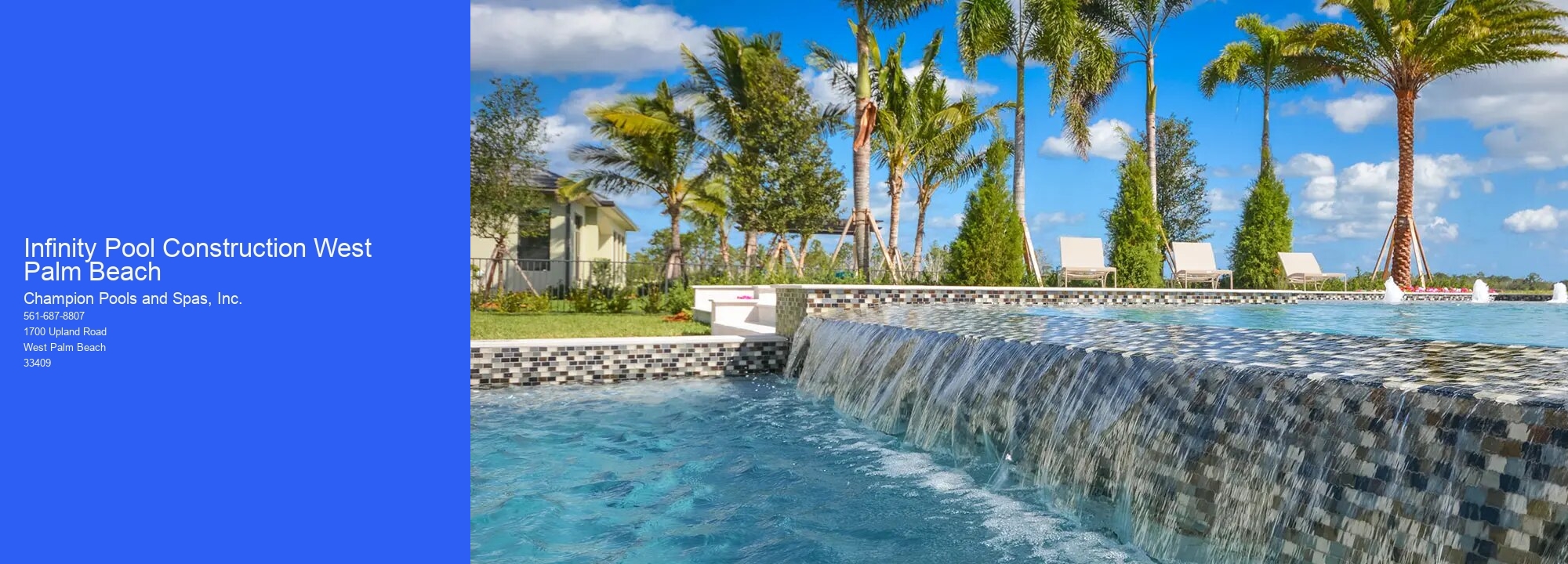 Infinity Pool Construction West Palm Beach